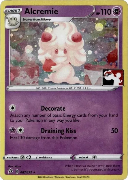 Alcremie, Pokémon card PPS 087-3 — Play! Pokémon Prize Pack Series set