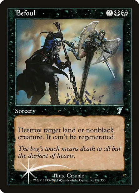 Befoul, Magic card 7ED 118★ — Seventh Edition set