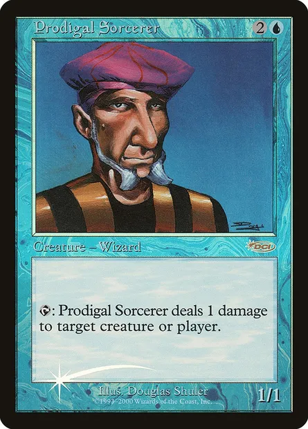 Prodigal Sorcerer, Magic card FNM 9 — Friday Night Magic 2000 set