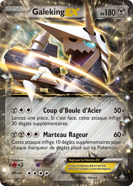 Galeking EX, carte Pokémon PRC 93 — extension Primo-Choc
