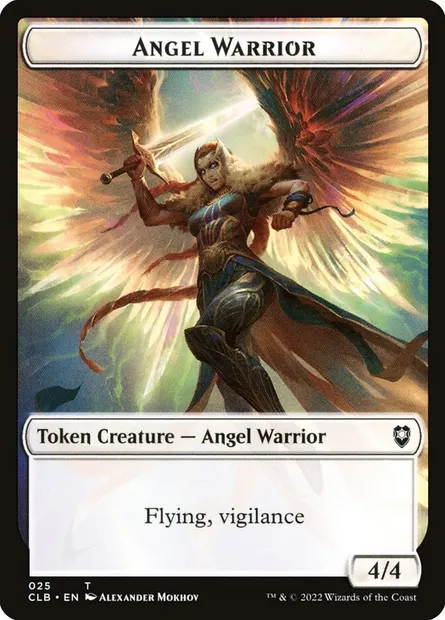 Angel Warrior, Magic card TCLB 25 — Battle for Baldur's Gate Tokens set
