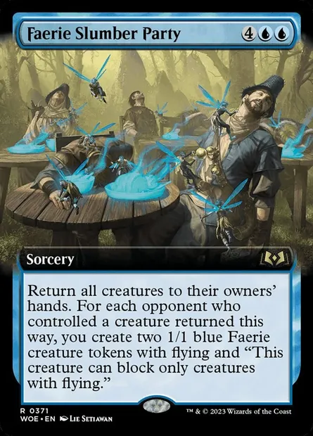 Faerie Slumber Party, Magic card WOE 371 — Wilds of Eldraine set
