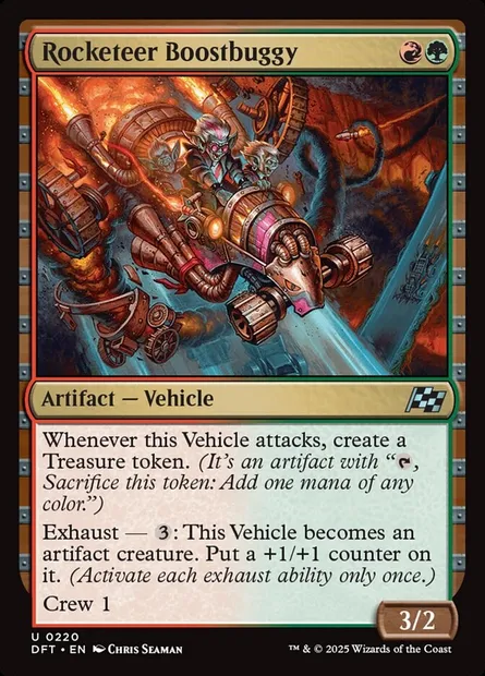Rocketeer Boostbuggy, Magic card DFT 220 — Aetherdrift set