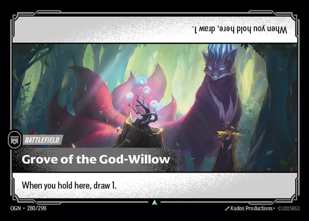Grove of the God-Willow, carte Riftbound OGN 280 — extension Origins