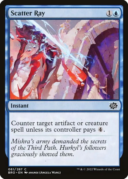 Scatter Ray, Magic card BRO 61 — The Brothers' War set
