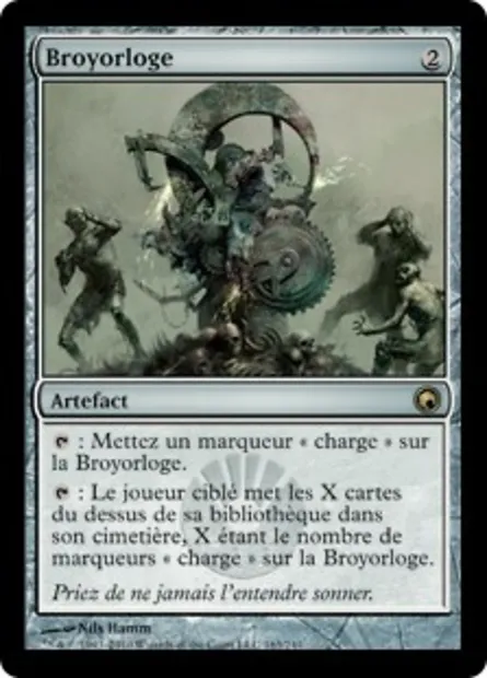 Broyorloge, carte Magic SOM 163 — extension Cicatrices de Mirrodin