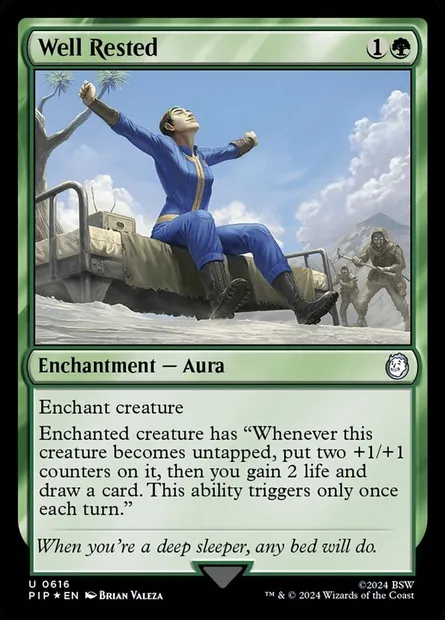 Well Rested, Magic card PIP 616 — Fallout set