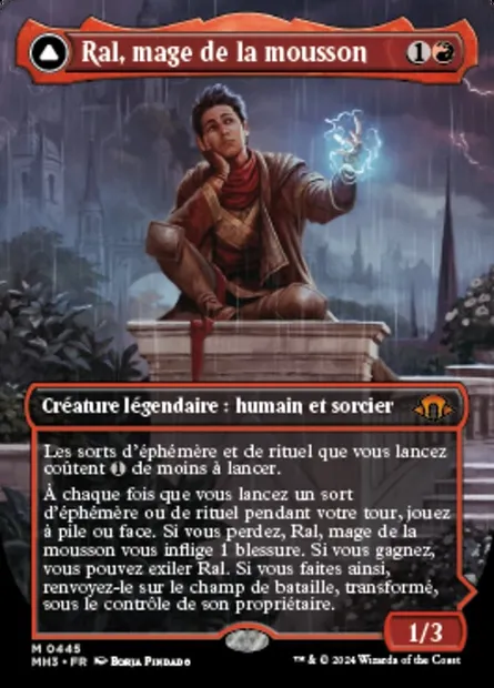 Ral, mage de la mousson // Ral, prodige des lignes ley, carte Magic MH3 445 — extension Modern Horizons 3
