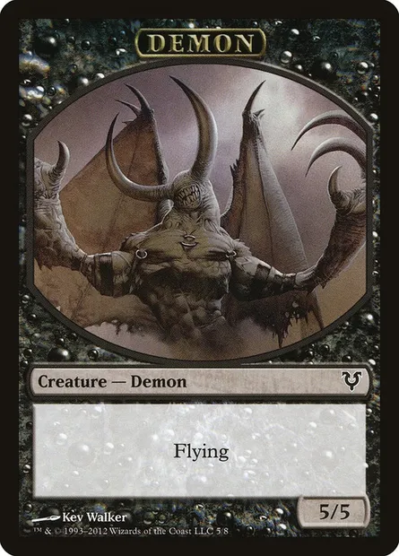 Demon, Magic card TAVR 5 — Avacyn Restored Tokens set