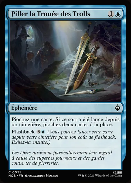 Piller la Trouée des Trolls, carte Magic HOB 51 — extension The Hobbit