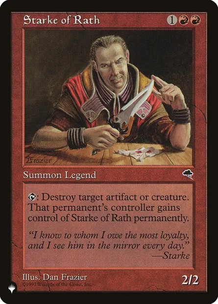 Starke le rajhi, carte Magic PLST TMP-205 — extension The List