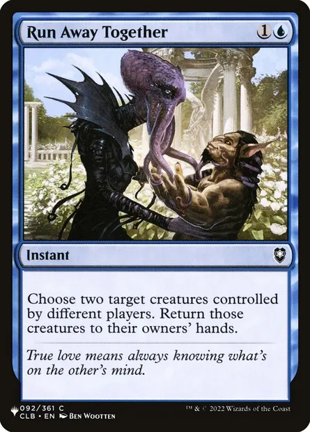 Fuir ensemble, carte Magic PLST CLB-92 — extension The List