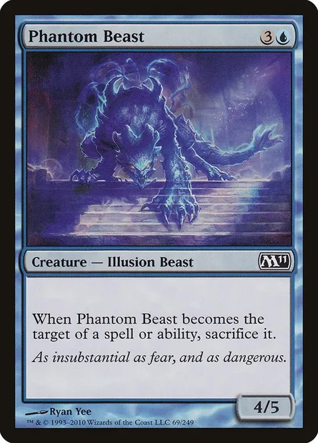 Phantom Beast, Magic card M11 69 — Magic 2011 set