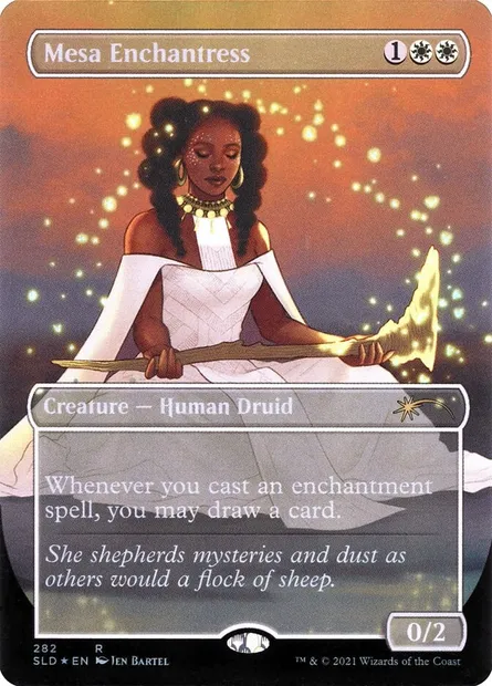Mesa Enchantress, Magic card SLD 282 — Secret Lair Drop set