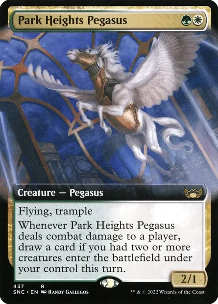 Park Heights Pegasus, Magic card SNC 437 — Streets of New Capenna set