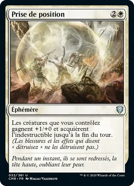 Prise de position, carte Magic CMR 32 — extension Commander Legends