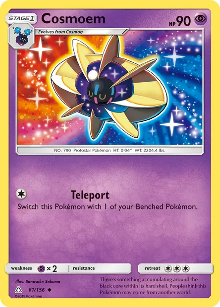 Cosmoem, Pokémon card UPR 61 — Ultra Prism set