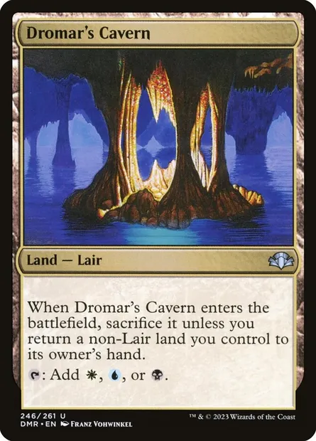 Dromar's Cavern, Magic card DMR 246 — Dominaria Remastered set