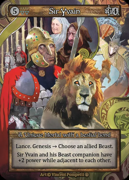 Sir Yvain, Sorcery card ATH 089 — Arthurian Legends set
