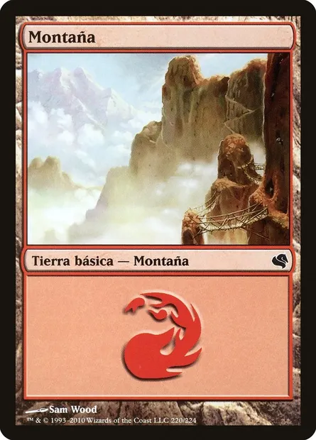 Mountain, Magic card PS11 220 — Salvat 2011 set