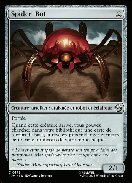 Spider-Bot, carte Magic SPM 173 — extension Marvel's Spider-Man
