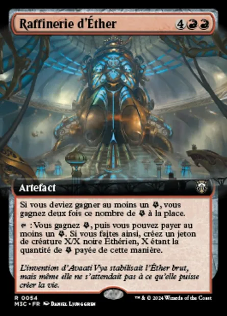Raffinerie d'Éther, carte Magic M3C 54 — extension Modern Horizons 3 Commander