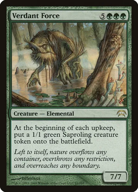 Force verdoyante, carte Magic HOP 81 — extension Planechase