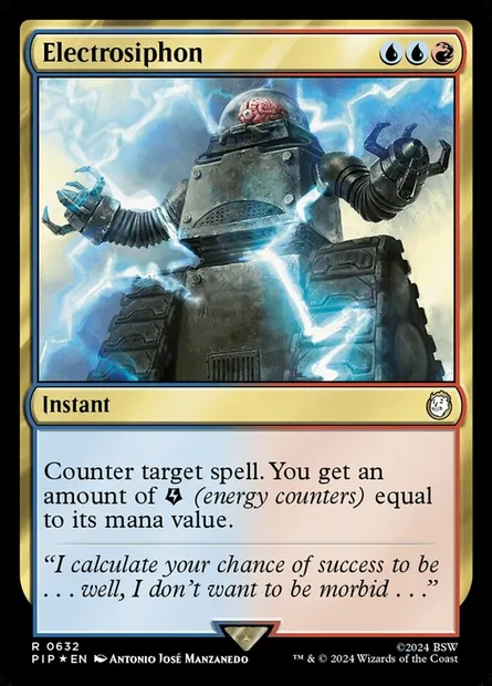 Electrosiphon, Magic card PIP 632 — Fallout set