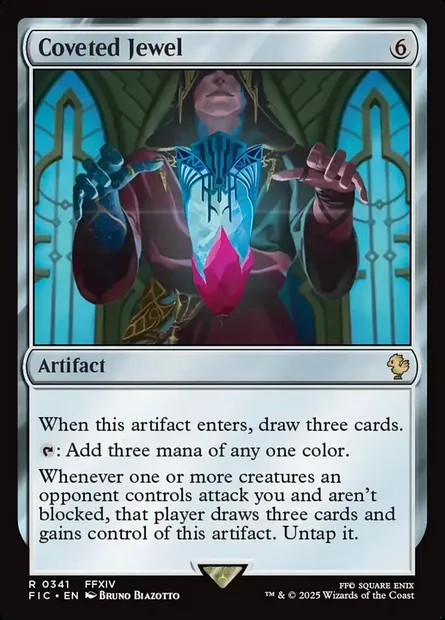 Coveted Jewel, Magic card FIC 341 — Final Fantasy Commander set