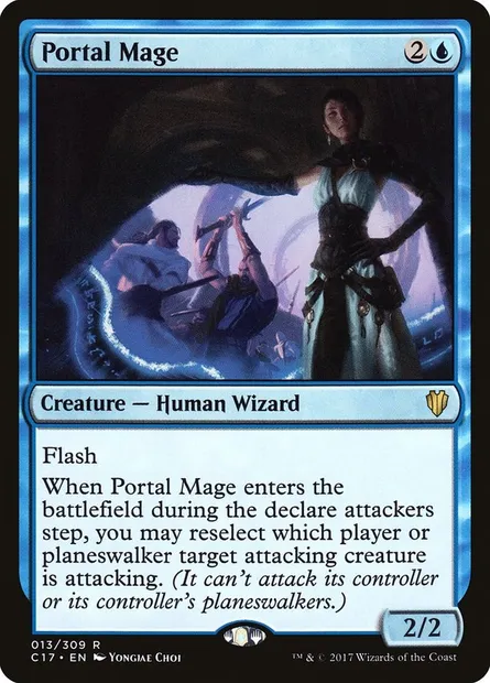 Portal Mage, Magic card C17 13 — Commander 2017 set
