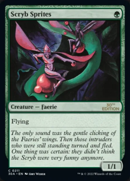 Farfadets de la scrutaie, carte Magic 30A 211 — extension 30th Anniversary Edition