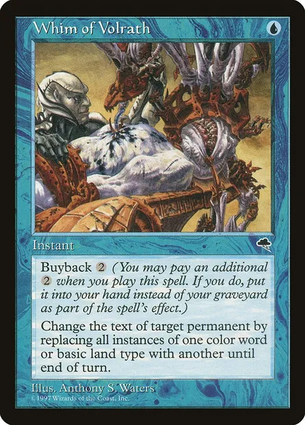 Toquade de Wöhlrajh, carte Magic TMP 102 — extension Tempête