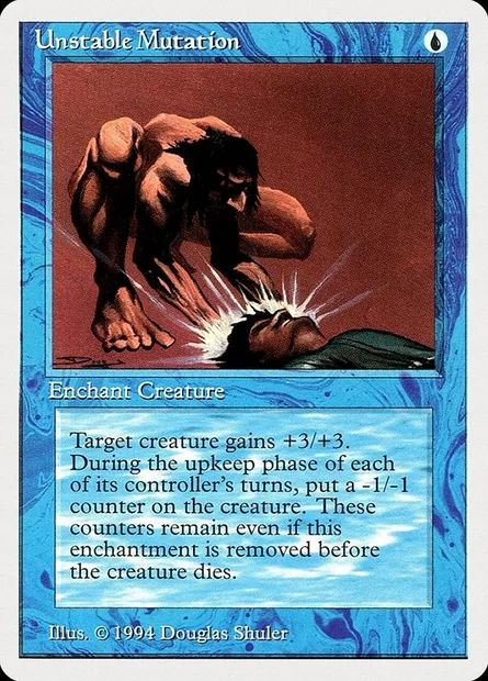 Unstable Mutation, Magic card SUM 86 — Summer Magic / Edgar set