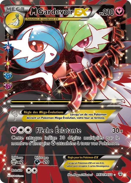 M-Gardevoir-EX, carte Pokémon GEN RC31 — extension Générations