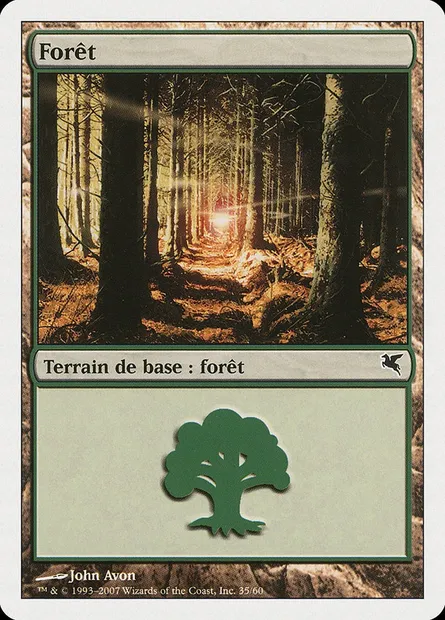 Forêt, carte Magic PSAL B35 — extension Salvat 2005