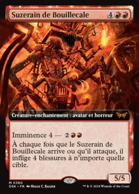 Suzerain de Bouillecale, carte Magic DSK 380 — extension Duskmourn: House of Horror