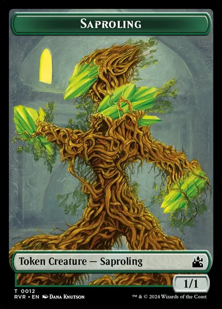 Saproling, Magic card TRVR 12 — Ravnica Remastered Tokens set
