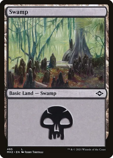 Swamp, Magic card MH2 485 — Modern Horizons 2 set