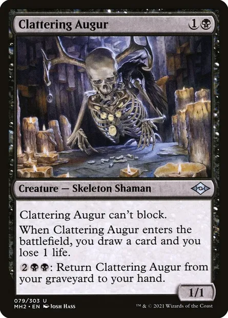 Clattering Augur, Magic card MH2 79 — Modern Horizons 2 set