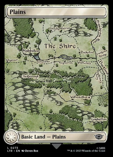 Plains, Magic card LTR 273 — The Lord of the Rings: Tales of Middle-earth set