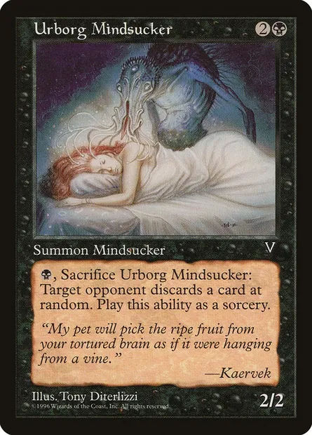Urborg Mindsucker, Magic card VIS 71 — Visions set