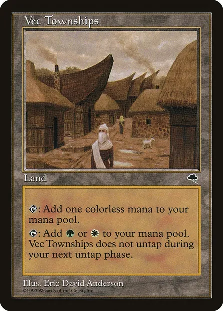 Bourgades vecs, carte Magic TMP 329 — extension Tempête