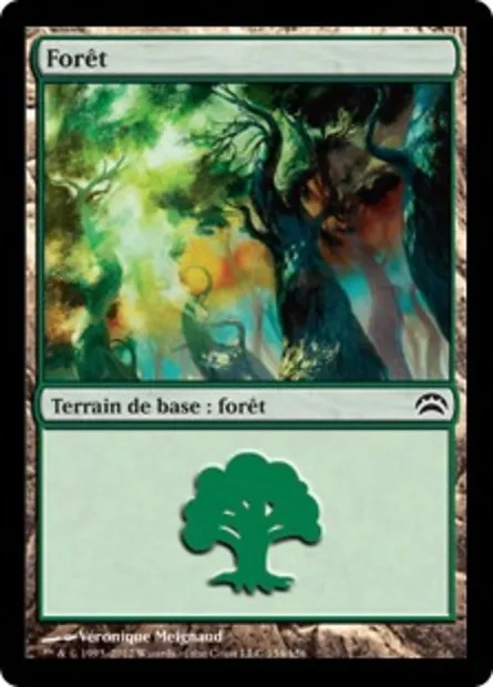 Forêt, carte Magic PC2 154 — extension Planechase 2012
