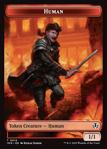 Human, Magic card TINR 14 — Innistrad Remastered Tokens set