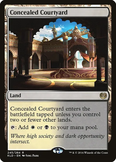 Concealed Courtyard, Magic card KLD 245 — Kaladesh set