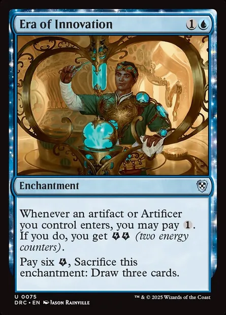 Era of Innovation, Magic card DRC 75 — Aetherdrift Commander set