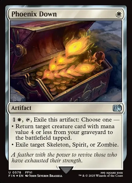Phoenix Down, Magic card FIN 578 — Final Fantasy set