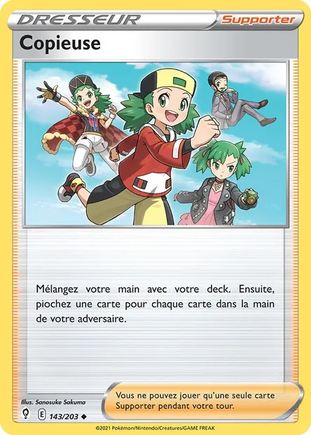 Copieuse, carte Pokémon EVS 143 — extension Évolution Céleste