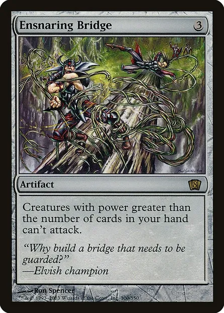 Piègepont, carte Magic 8ED 300★ — extension Huitième Edition