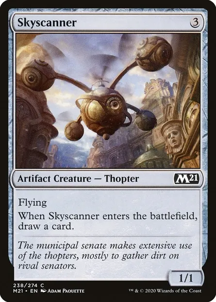 Skyscanner, Magic card M21 238 — Core Set 2021 set